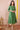 Green Gold Chanderi Silk Women Long Kurta Long Sleeves