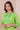 Green Hand Dyed South Cotton Women Long Kurta Long Sleeves WLKLS042338