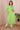 Green Hand Dyed South Cotton Women Long Kurta Long Sleeves WLKLS042338