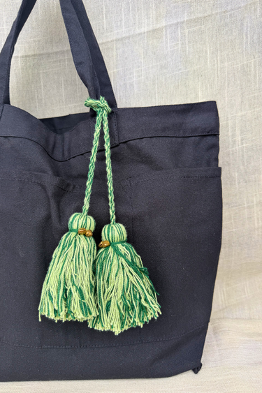 Green Handcrafted Cotton Charm