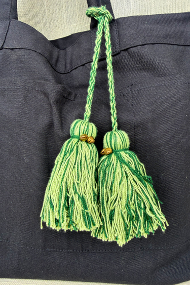 Green Handcrafted Cotton Charm
