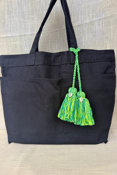 Green Handcrafted Cotton Charm