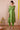 Green Jaquard Banarasi Silk Women Long Kurta Long Sleeves