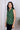 Green Single Ikkat 40 Cotton Women Short Top Sleeveless WSTSL09236