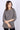 Grey Bagru Cotton Women Kurti Long Sleeves WKILS032337