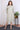 Grey Hand Dyed Lyocell Linen Women Midi Dress Long Sleeves WDRLS03241
