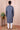 Grey Jaquard Art Silk  Long Kurta Full Sleeves MLKFS02243