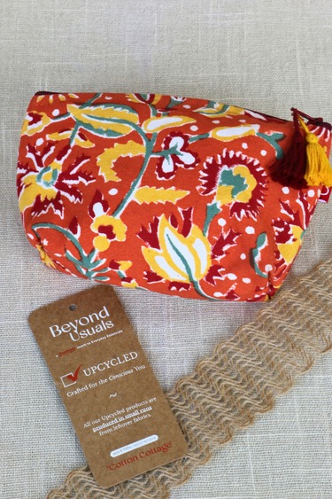 Gulmohar Floral Utility Pouch