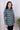 Indigo Ajrakh Cotton Women Shirt Long Sleeves WSHLS092310