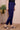 Indigo Hand Dyed Art Silk Slub Women Ankle Pant WAKPT12221