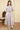 Ivory Sanganeri Cotton Women Ankle Kurta Long Sleeves WAKLS03232