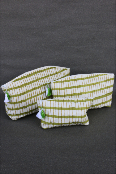 Lakeer Quilted Essentials Pouch Set