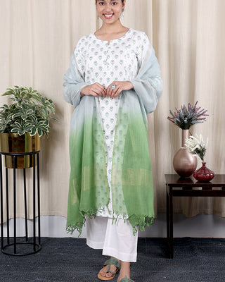 Ombre Kota Cotton Silk Dupatta DUPAT251C41.