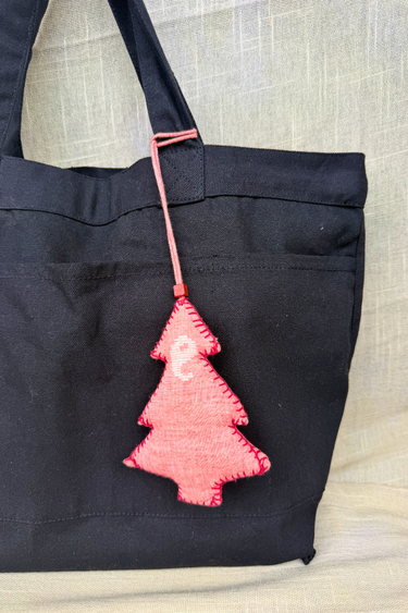 Peach Handcrafted Cotton Charm