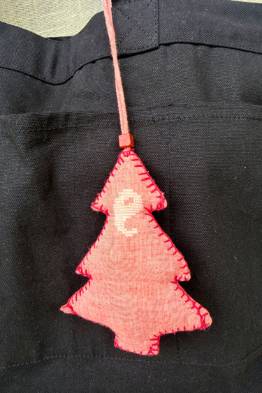 Peach Handcrafted Cotton Charm