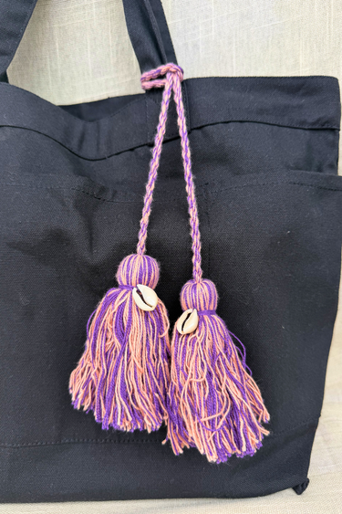 Purple Handcrafted Cotton Charm