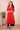 Red Bandhani Cotton Women Long Kurta Long Sleeves WLKLS042431