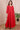Red Dobby South Cotton Women Ankle Kurta Long Sleeves WAKLS042315