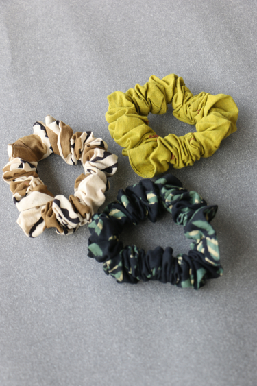 Sola Handcrafted Scrunchie Set of 3