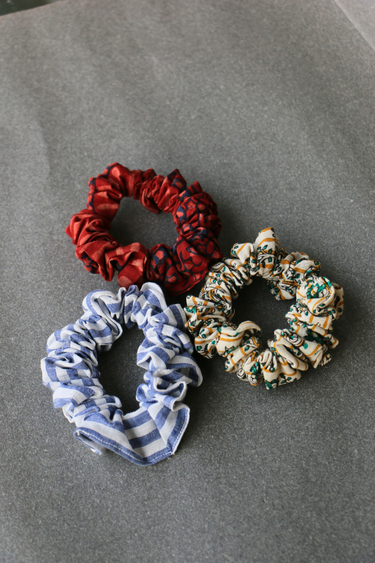 Som Handcrafted Scrunchie Set of 3