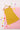 Yellow Dobby South Cotton Girl Dress Sleeveless GDRSL11233