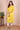 Yellow Hand Dyed Lyocell Linen Women Long Kurta Long Sleeves WLKLS032446
