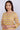 Yellow Sanganeri Cotton Women Long Kurta Long Sleeves WLKLS042358