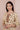Beige Bagru Cotton Dobby Women Long Kurta Long Sleeves (WLKLS05237) - Cotton Cottage (1)