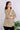 Beige Bagru Cotton Viscose Women Kurti Long Sleeves (WKILS08233) - Cotton Cottage (2)