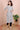 Beige Sanganeri Cotton Blend Women Long Kurta Long Sleeves (WLKLS082360) - Cotton Cottage (2)