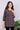 Black Ajrakh Cotton Women Kurti Long Sleeves (WKILS082355) - Cotton Cottage (2)