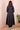 Black Mukaish Embroidery Cotton Dobby Women Ankle Kurta Long Sleeves (WAKLS052310) - Cotton Cottage (4)