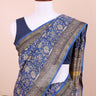 Blue Bargu Chanderi Silk Saree (SAREE082386) - Cotton Cottage (1)