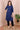 Blue Dobby South Cotton Women Medium Kurta Long Sleeves (WMKLS06231) - Cotton Cottage (2)