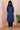 Blue Dobby South Cotton Women Medium Kurta Long Sleeves (WMKLS06231) - Cotton Cottage (4)