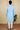 Blue Hand Dyed Cotton Linen Men Long Kurta Full Sleeves - (MLKFS04235) - Cotton Cottage (4)