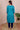 Blue Hand Dyed South Cotton Women Medium Kurta Long Sleeves (WMKLS04237) - Cotton Cottage (4)