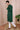 Green Dobby South Cotton Men Long Kurta Full Sleeves - (MLKFS052316) - Cotton Cottage (3)