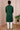 Green Dobby South Cotton Men Long Kurta Full Sleeves - (MLKFS052316) - Cotton Cottage (4)