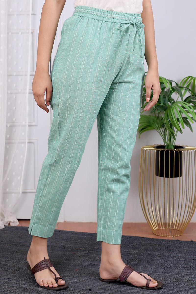 Renuar Ankle Pants in White | A Lucky Knot Bestseller – THE LUCKY KNOT