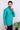 Green Hand Dyed Art Silk Men Short Kurta Full Sleeves (MSKFS052323) - Cotton Cottage (2)