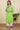 Green Hand Dyed South Cotton Women Medium Kurta Long Sleeves (WMKLS04236) - Cotton Cottage (3)