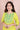 Green Hand Embroidery Art Silk Slub Women Long Kurta Long Sleeves (WLKLS082312) - Cotton Cottage (1)