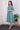 Green Single Ikkat 60 Cotton Women Midi Dress Long Sleeves (WDRLS08234) - Cotton Cottage (3)