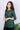 Green Single Ikkat Mercerised Cotton Women Kurti Long Sleeves (WKILS082328) - Cotton Cottage (3)