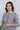 Grey Dobby South Cotton Women Kurti Long Sleeves (WKILS052317) - Cotton Cottage (1)