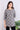 Grey Single Ikkat 40 Cotton Women Kurti Long Sleeves (WKILS082345) - Cotton Cottage (2)