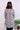 Grey Single Ikkat 40 Cotton Women Kurti Long Sleeves (WKILS082345) - Cotton Cottage (4)