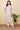 Ivory Single Ikkat 60 Cotton Women Long Kurta Long Sleeves (WLKLS052370) - Cotton Cottage (2)