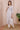 Off White Sanganeri Cotton Dobby Women Long Kurta Long Sleeves (WLKLS052334) - Cotton Cottage (3)